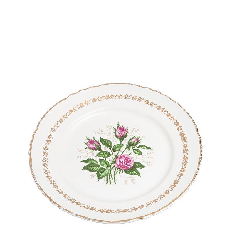 Petite assiette Vintage fleurie Ø 18-20 cm