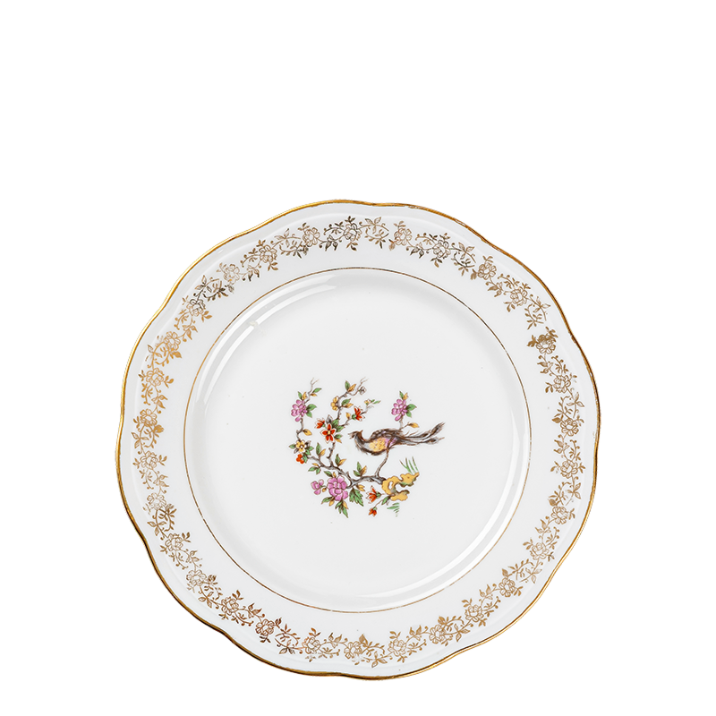 Petite assiette Vintage fleurie Ø 18-20 cm