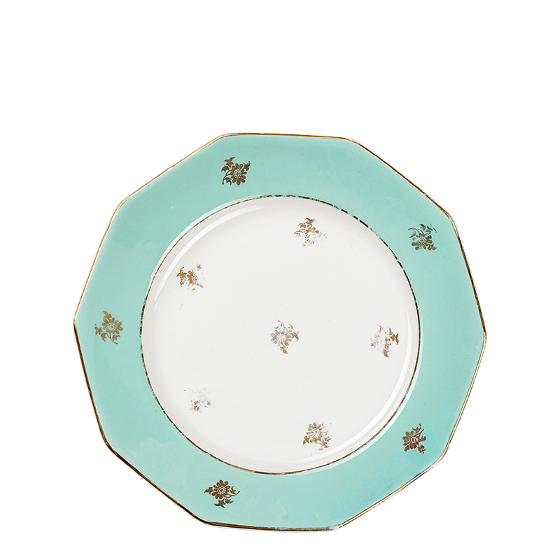 Petite assiette Vintage fleurie Ø 18-20 cm