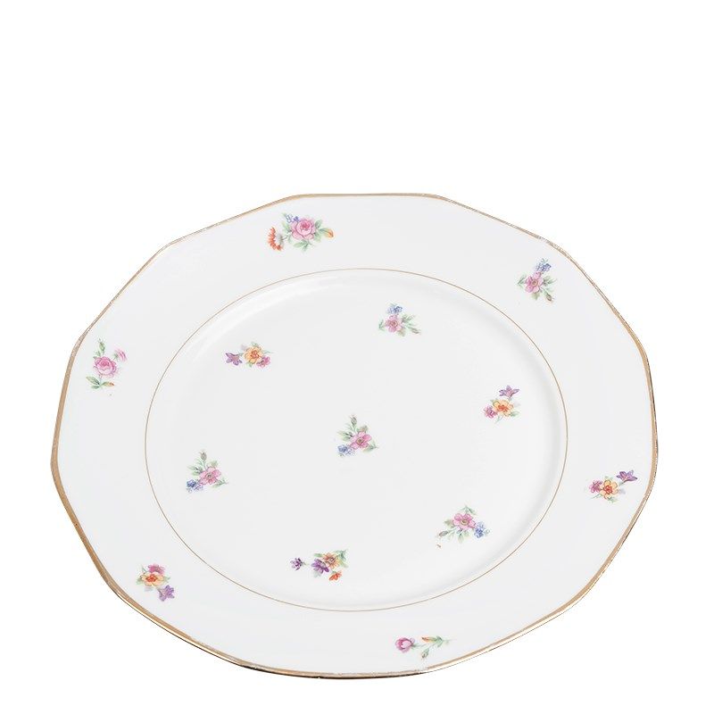 Menüteller Vintage floral Ø 23-25 cm