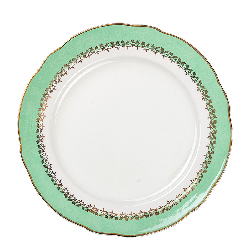 Grande assiette Vintage fleurie Ø 23-25 cm