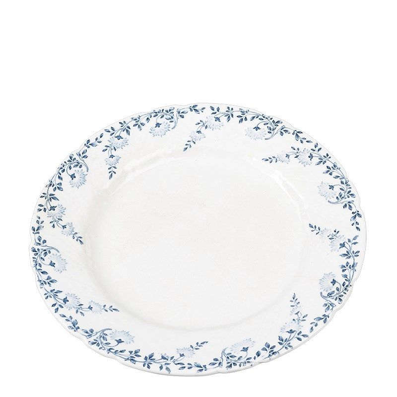 Menüteller Vintage Blaugrün Ø 22-25 cm