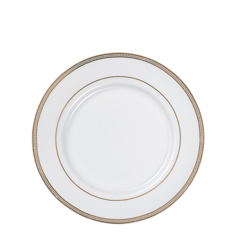 Dessertteller Vintage Weiss-Gold Ø 18-20 cm