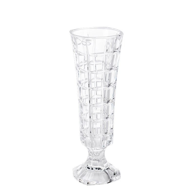 Vase Soliflore aus Glas hoch Vintage Ø 4-6 cm H 12-20cm