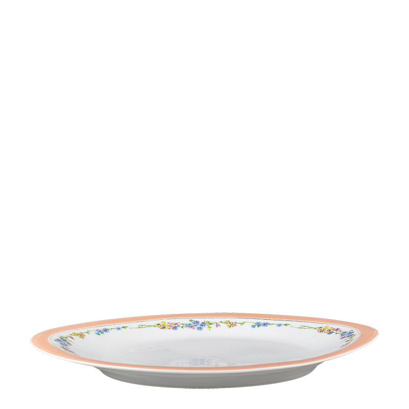 Platte oval Vintage floral