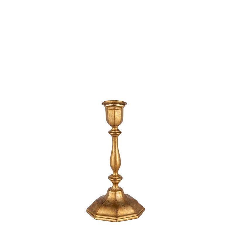 Kerzenhalter Vintage klein Gold