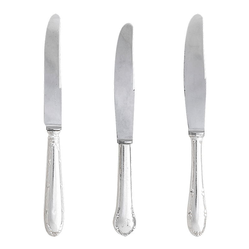 Couteau à entremets Vintage argent