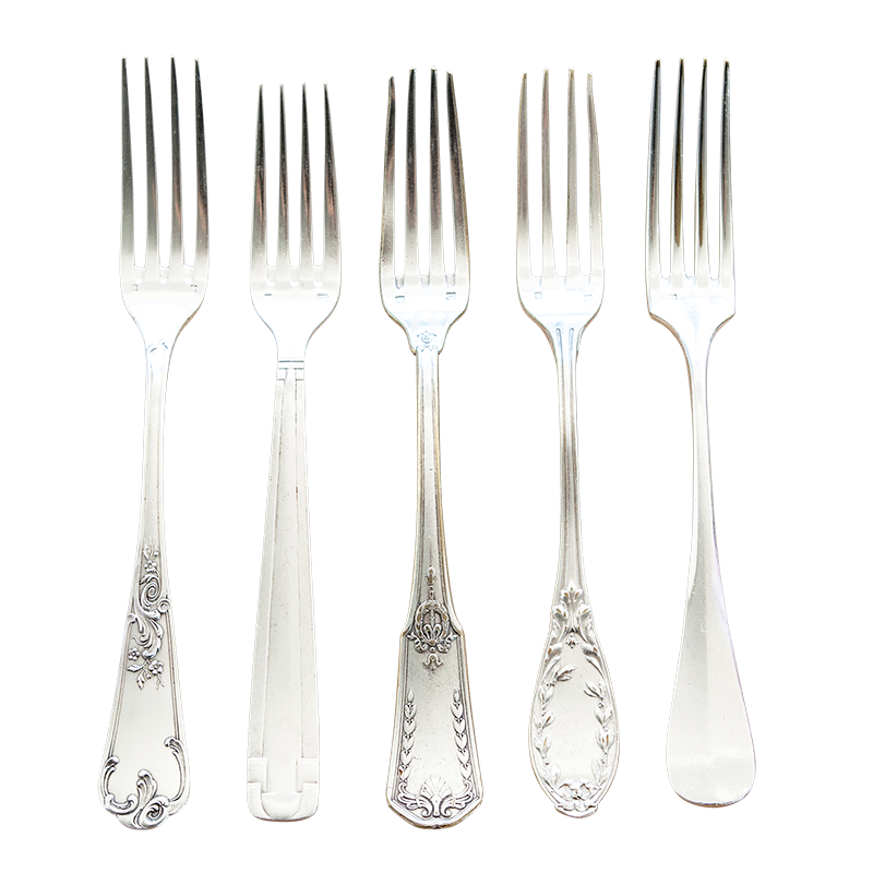 Tafelgabel Vintage Silber