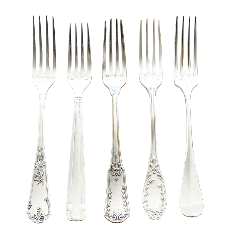 Tafelgabel Vintage Silber