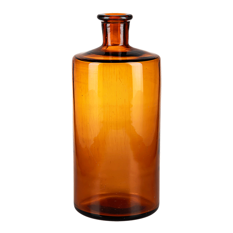 Apothekerglas Vintage braun gross