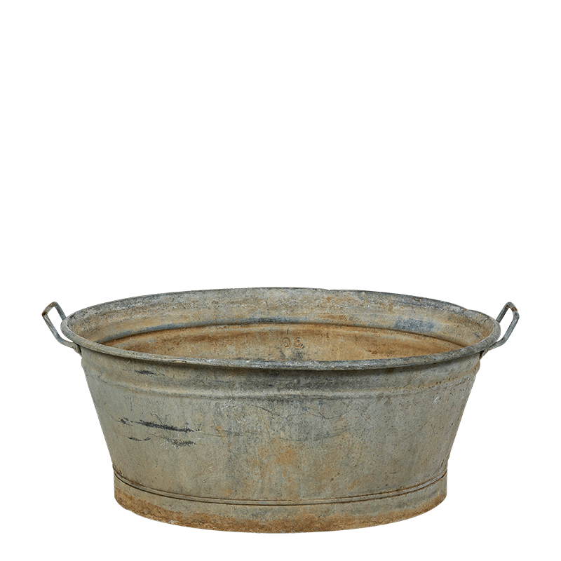 Zinkwanne Vintage grosses Format