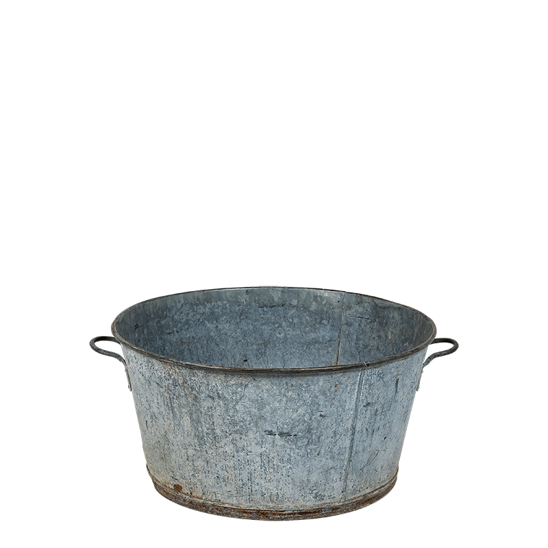 Zinkwanne Vintage grosses Format