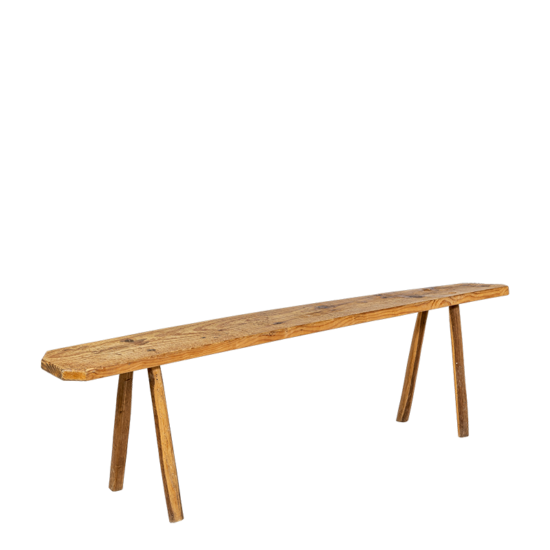 Banc en bois vintage