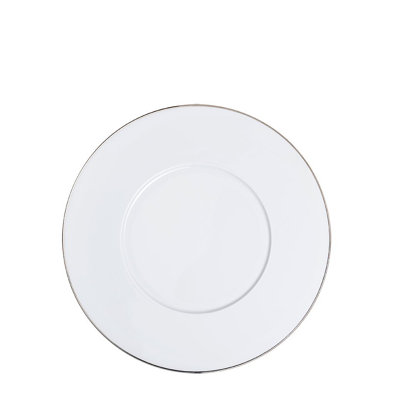 Assiette lunch Plane Filet Argent Ø 23 cm