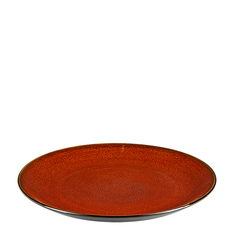 Menüteller Korfu rot Ø 26 cm