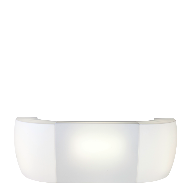 Bar Igloo beleuchtet, Eckmodul 90 x 89,5 cm H 108 cm