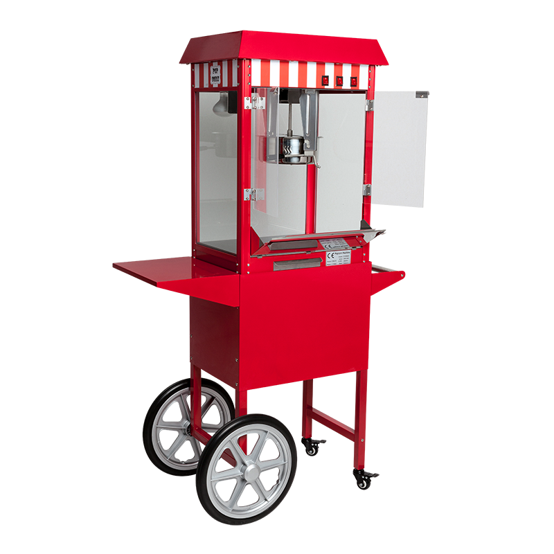 Pop-Corn Maschine auf Wagen 56 x 42 cm H 156 cm