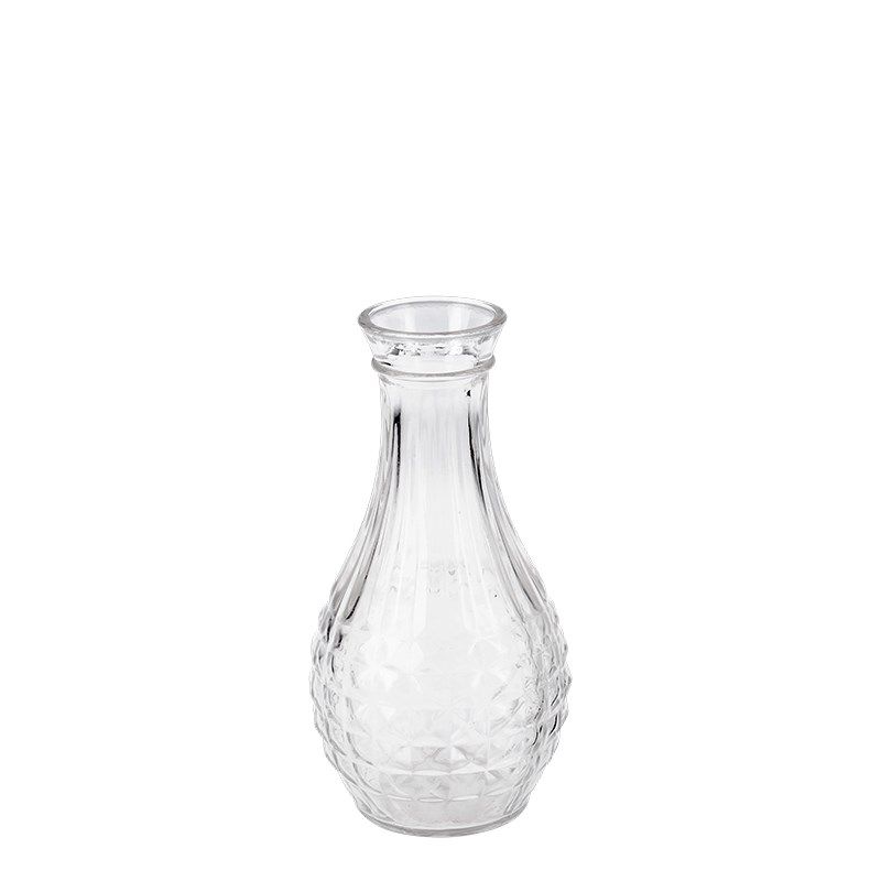 Petit contenant en verre blanc vintage