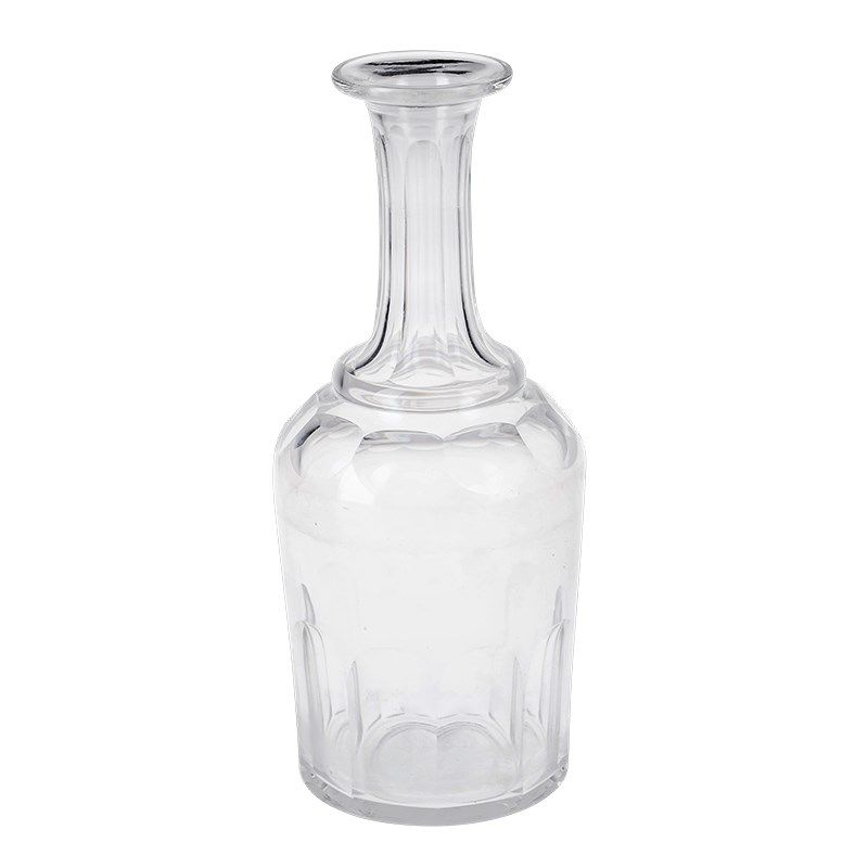 Vase Soliflore aus Glas bauchig Vintage