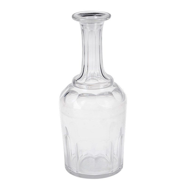 Petit contenant en verre blanc vintage