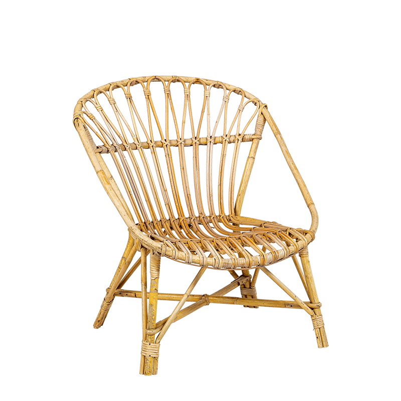 Rattansessel Vintage