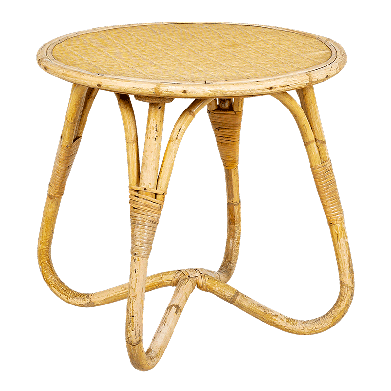 Couchtisch Rattan Vintage