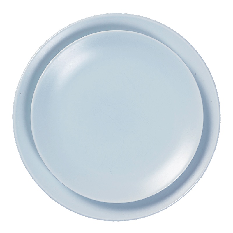 Menüteller Himmelblau Ø 26 cm