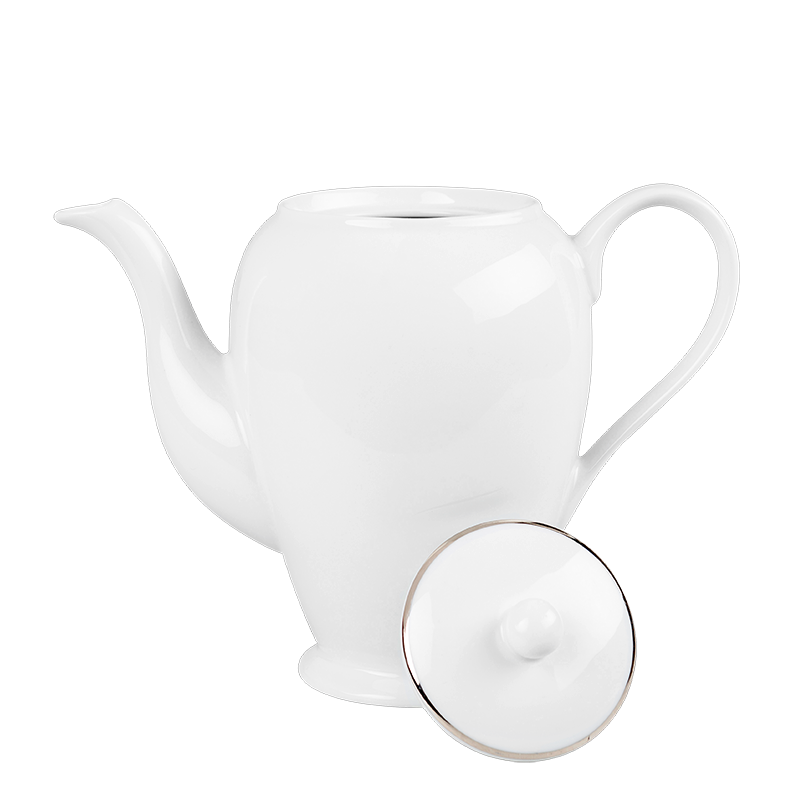 Cafetière blanche filet Argent 140 cl