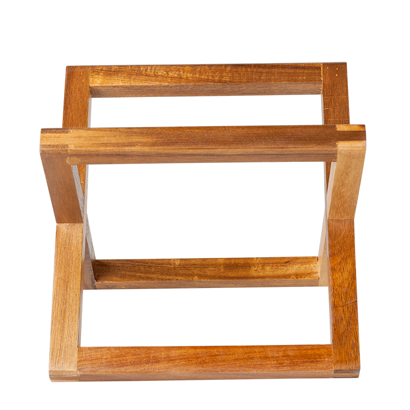 Buffeterhöhung Holz Natur 20 x 20 cm H 17,5 cm
