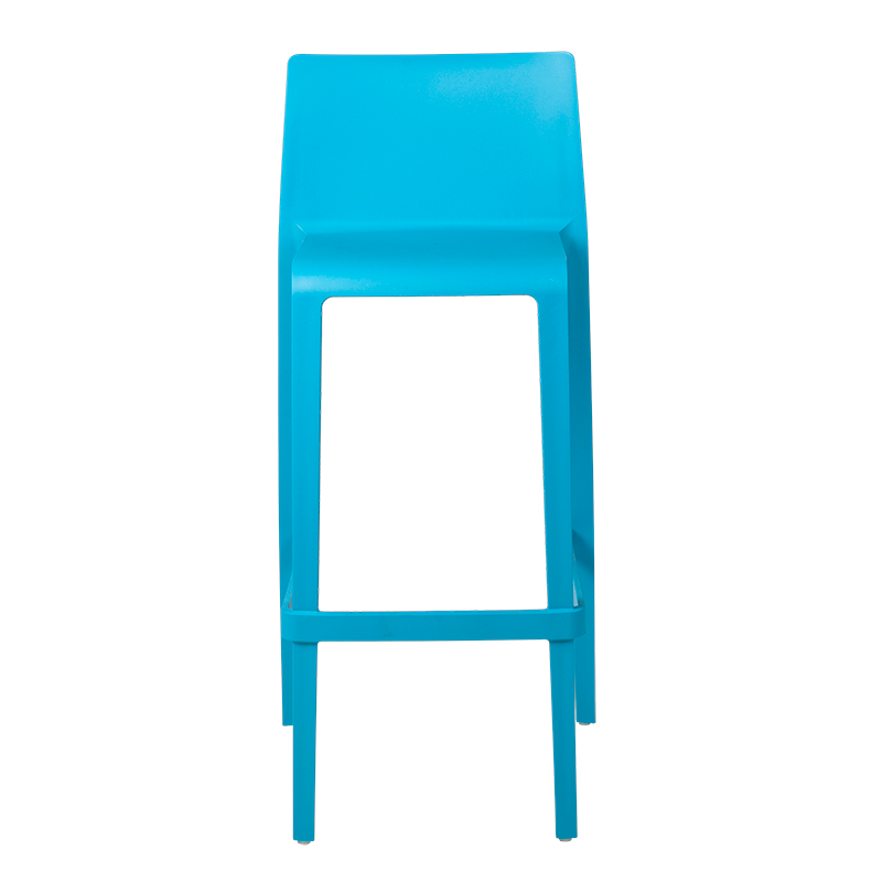 Chaise haute Sila bleue H 100 cm