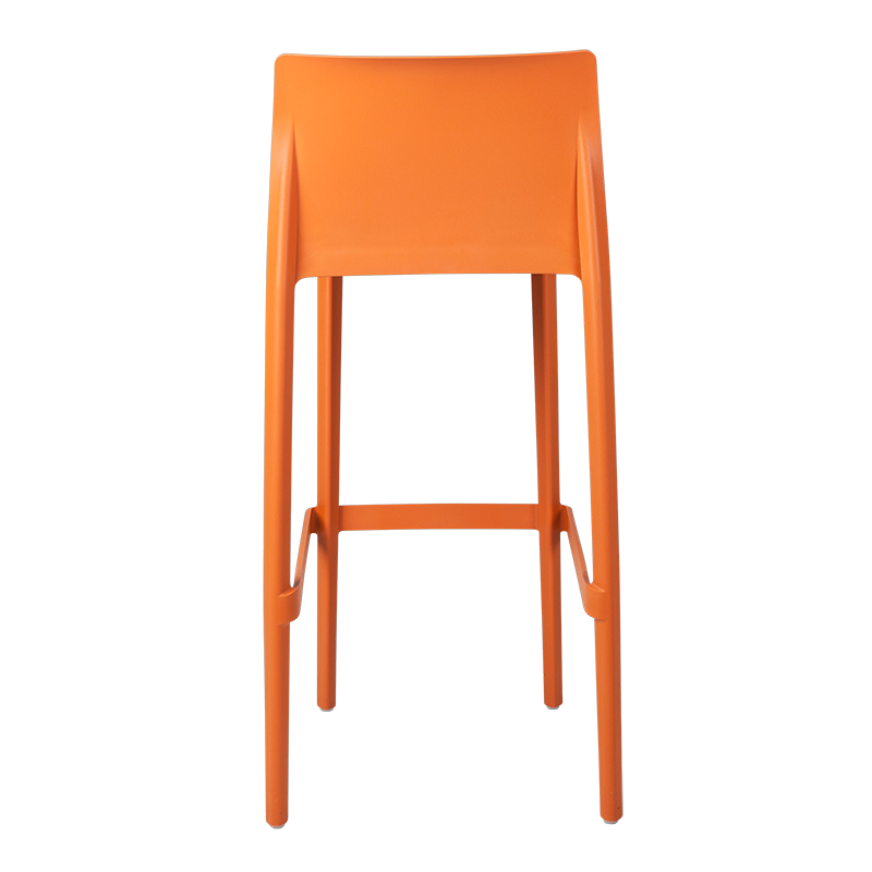 Chaise haute Sila orange H 100 cm