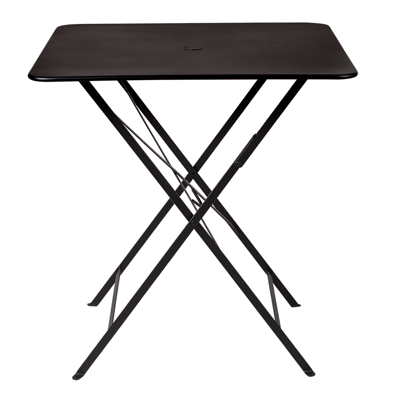 Tisch Trocadero viereckig schwarz 70 x 70 cm