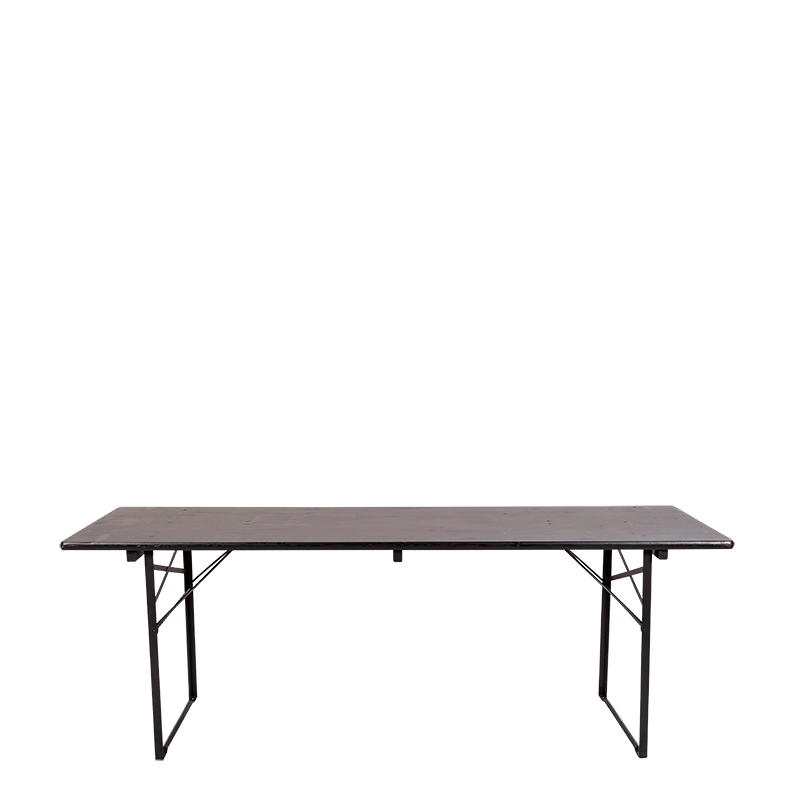 Festtisch schwarz 70 x 220 cm H 78 cm