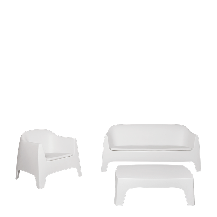 Sofa Lalisse weiss 82 x 183 cm H 84 cm