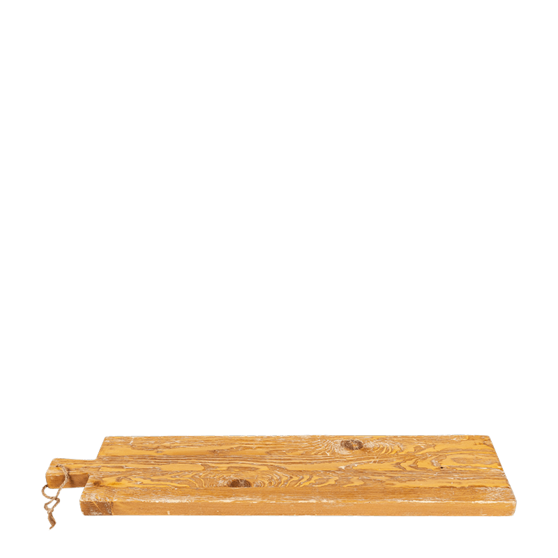 Planche de snacking vintage en bois 92 x 24 x 2.5 cm