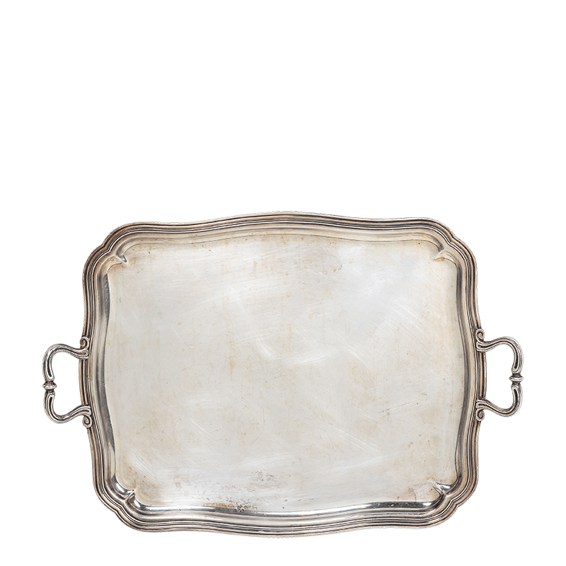 Platte Silber Vintage