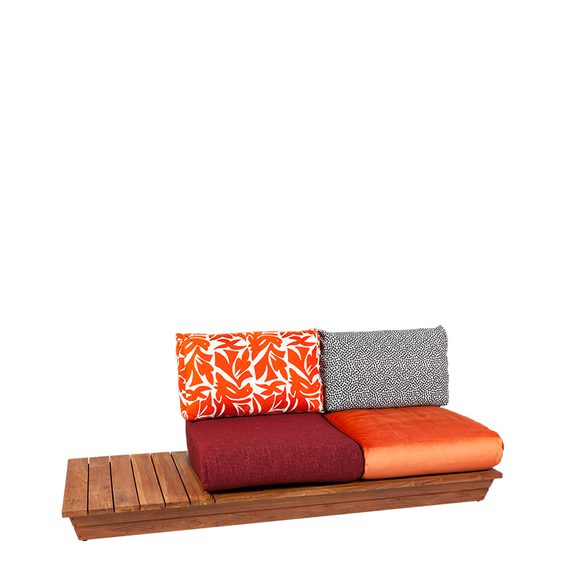 Sofa Lounge Kathmandu 76 x 204 cm H 70 cm