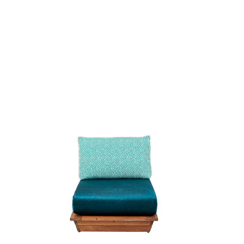 Fauteuil Lounge Ibiza 76 x 76 cm H 70 cm