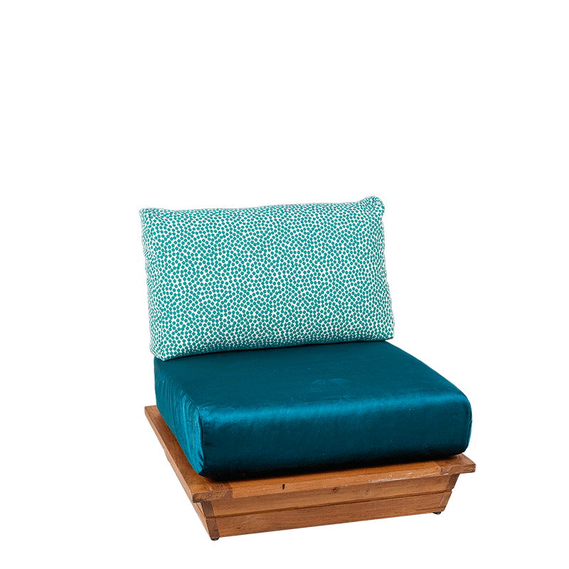 Sessel Lounge Ibiza 76 x 76 cm H 70 cm