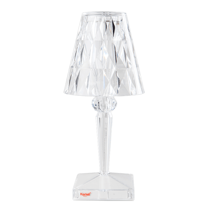 Lampe Prisma mit Akku H 22 cm