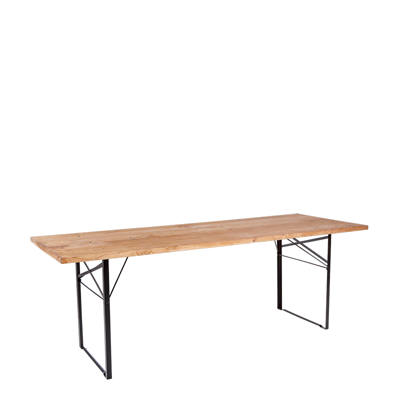 Tisch rechteckig Wood 90 x 220 cm H 77 cm