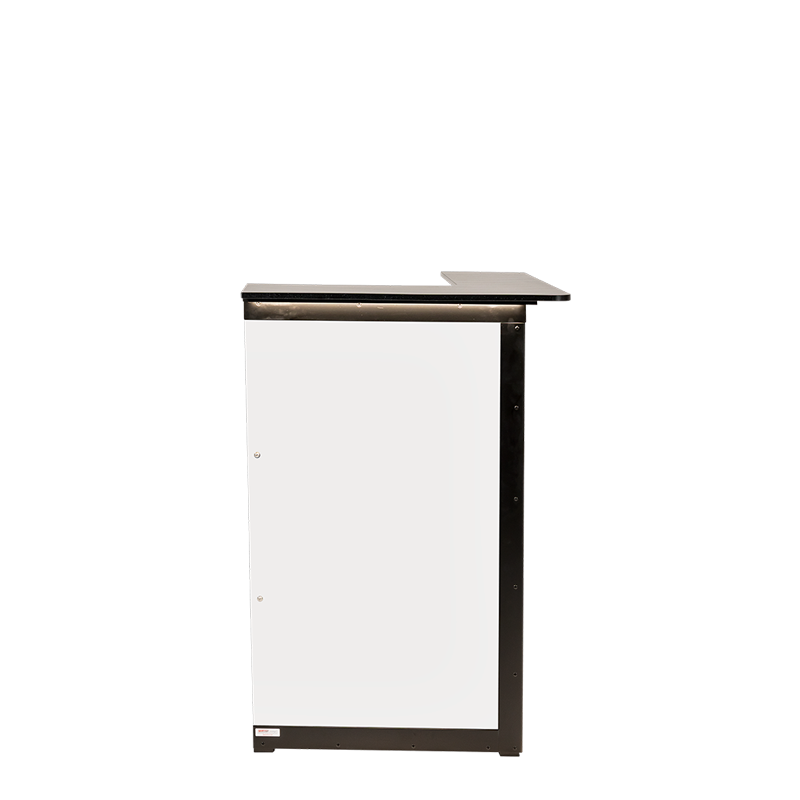 Bar Lenox beleuchtet weiss Eckmodul 66 x 66 cm H 118 cm