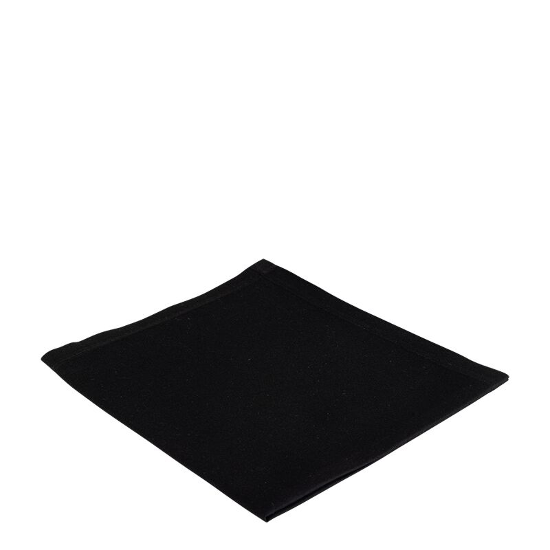 Serviette Marjorie Schwarz 50 x 50 cm Brandschutzklasse M1