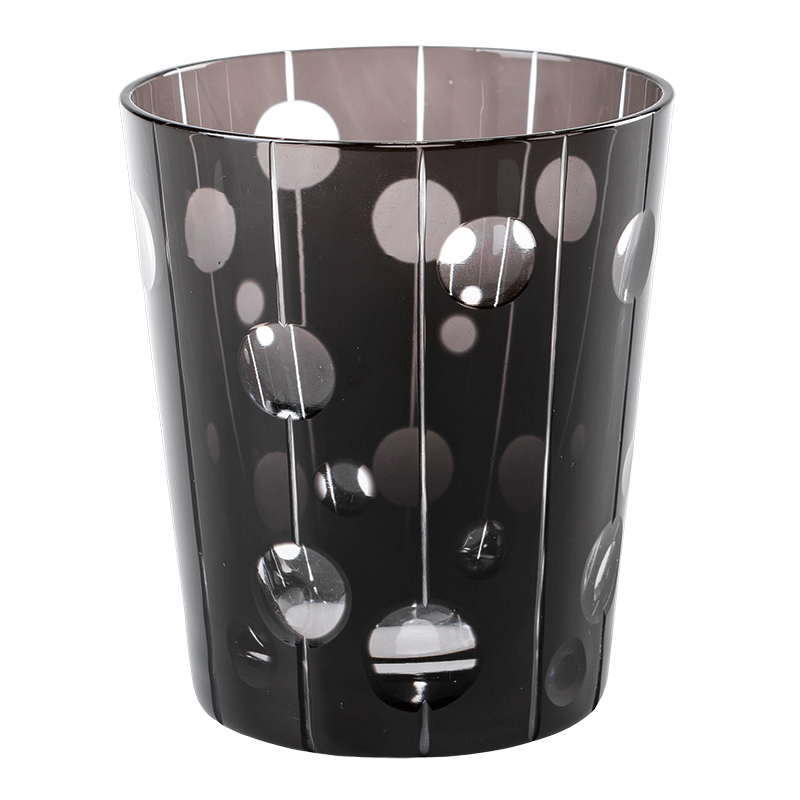 Becher Melodie schwarz Ø 8 cm H 9 cm 24 cl