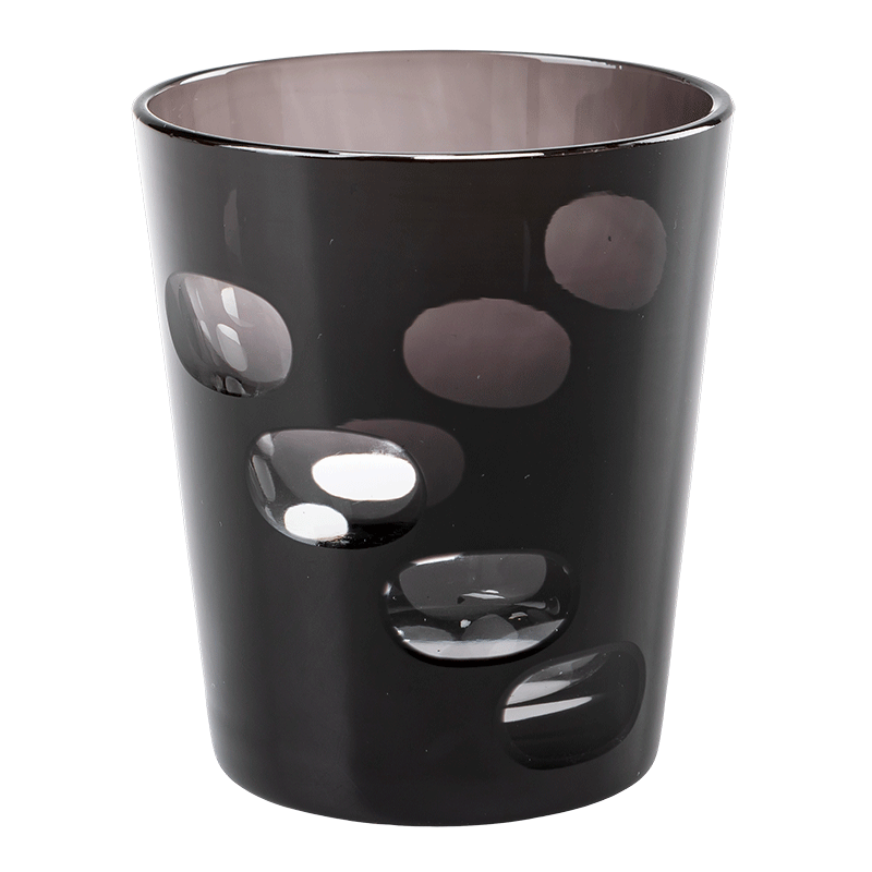 Becher Melodie schwarz Ø 8 cm H 9 cm 24 cl