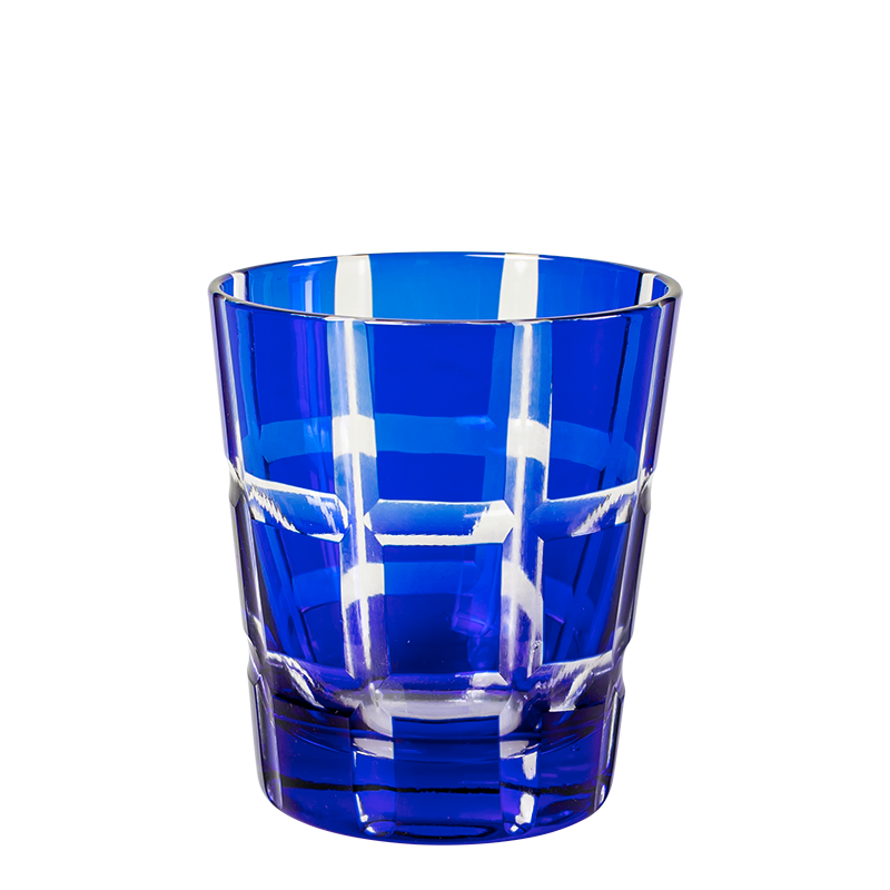 Becher Melodie blau Ø 8 cm H 9 cm 24 cl