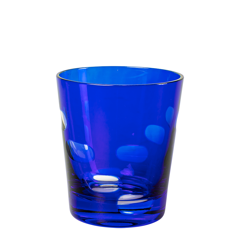 Becher Melodie blau Ø 8 cm H 9 cm 24 cl