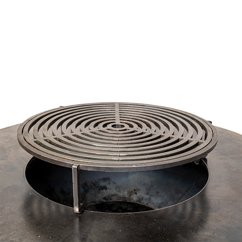 Grill / Feuerschale Corten Ø 95 cm H 115 cm