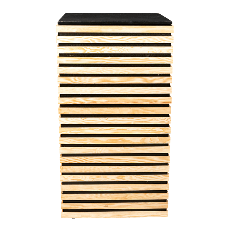 Stehtisch Teak 60 x 60 cm H 115 cm