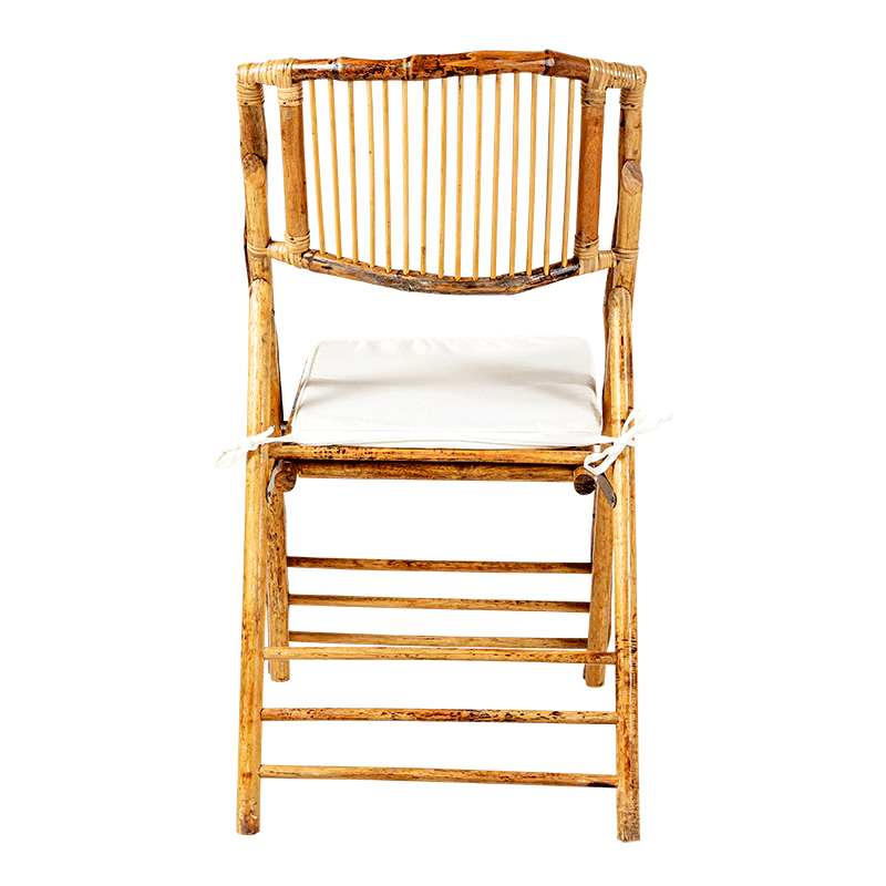 Stuhl Bali klappbar mit Sitzkissen Crème
